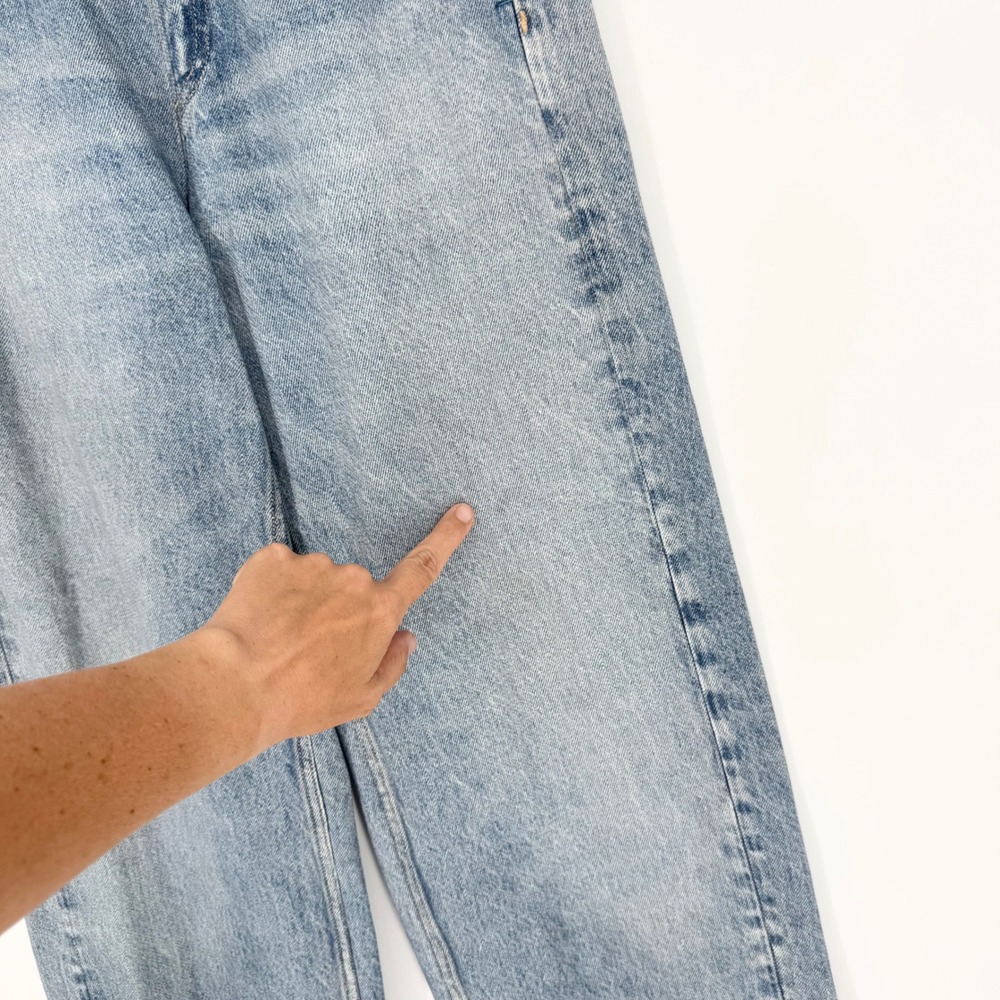 rag & bone Light Blue Wide Leg Jeans - Picture 7 of 14